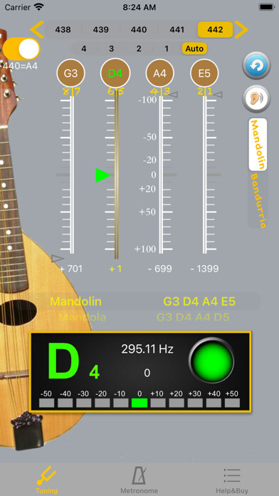 Emulate iPhone app MandolinTuner - Tuner Mandolin using MyAndroid Emulate iPhone app MandolinTuner - Tuner Mandolin using MyAndroid