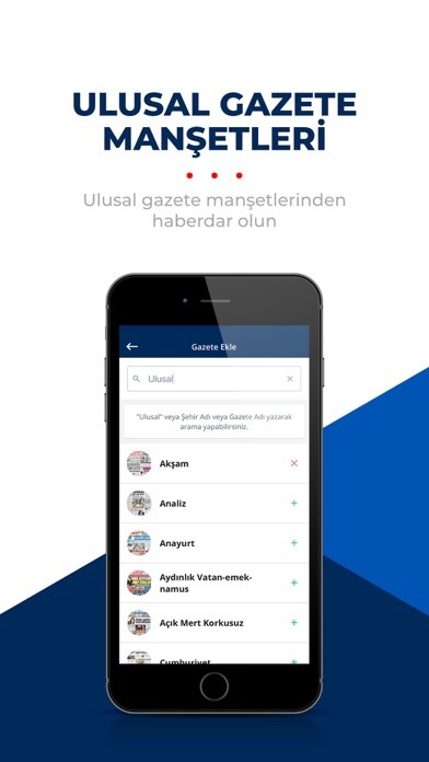 Emulate iPhone app Manşet Turu using MyAndroid