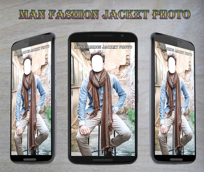 Emulate Android APK Man Fashion Jacket Photo Suit