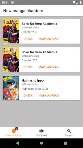 Run android online APK Manga Alert from MyAndroid or emulate Manga Alert using MyAndroid Run android online APK Manga Alert from MyAndroid or emulate Manga Alert using MyAndroid