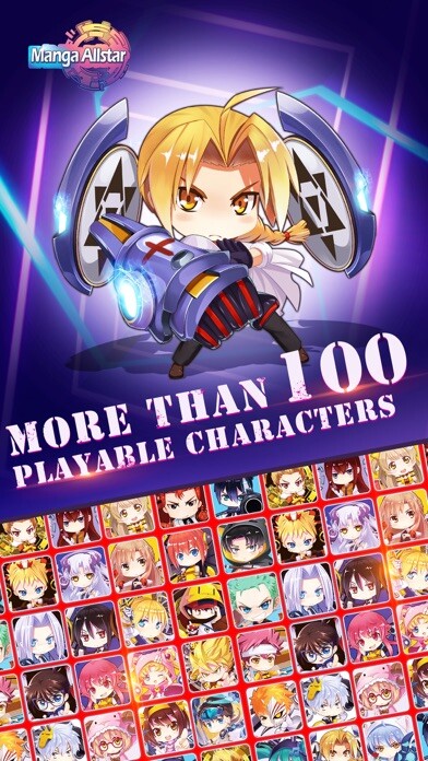 Emulate iPhone app Manga Allstar 2 using MyAndroid
