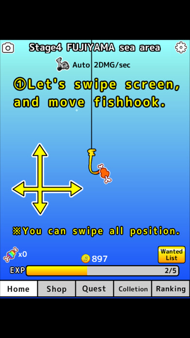 Emulate iPhone app Manga cat fishing using MyAndroid