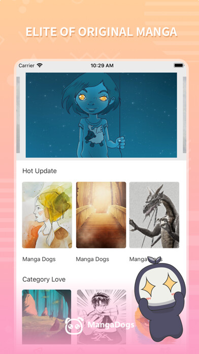 Emulate iPhone app Manga Dogs - webtoon reader using MyAndroid Emulate iPhone app Manga Dogs - webtoon reader using MyAndroid