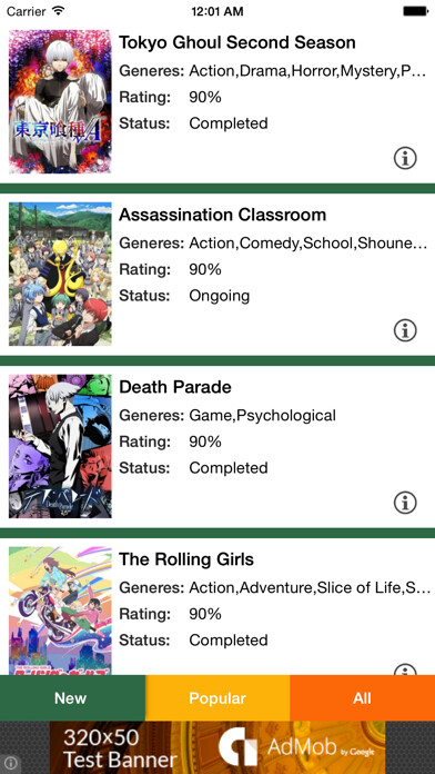 Emulate iPhone app Manga Movies - Manga For You using MyAndroid Emulate iPhone app Manga Movies - Manga For You using MyAndroid