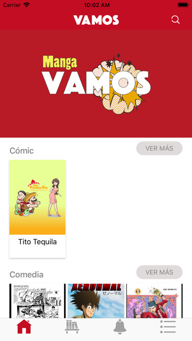 Emulate iPhone app Manga Vamos using MyAndroid Emulate iPhone app Manga Vamos using MyAndroid