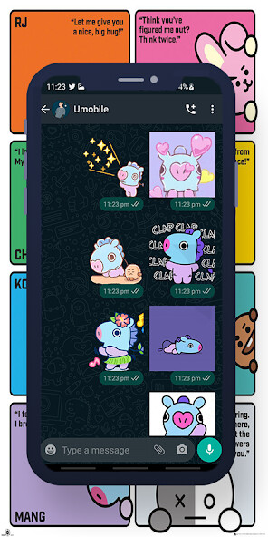 Run android online APK Mang BT21 Animated WASticker from MyAndroid or emulate Mang BT21 Animated WASticker using MyAndroid Run android online APK Mang BT21 Animated WASticker from MyAndroid or emulate Mang BT21 Animated WASticker using MyAndroid