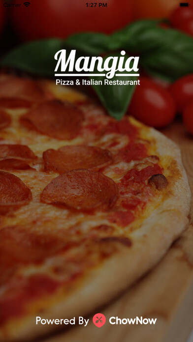 Emulate iPhone app Mangia Pizza using MyAndroid