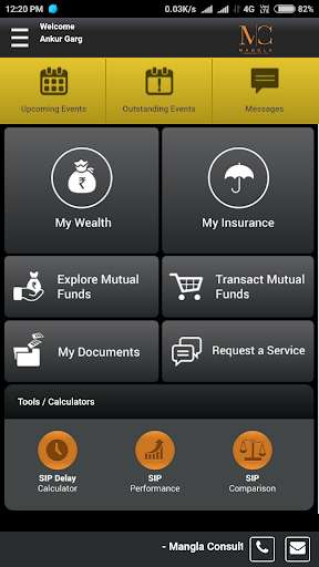 Run android online APK Mangla MyWealth from MyAndroid or emulate Mangla MyWealth using MyAndroid