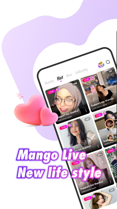 Emulate iPhone app Mango Live-chat and dating using MyAndroid