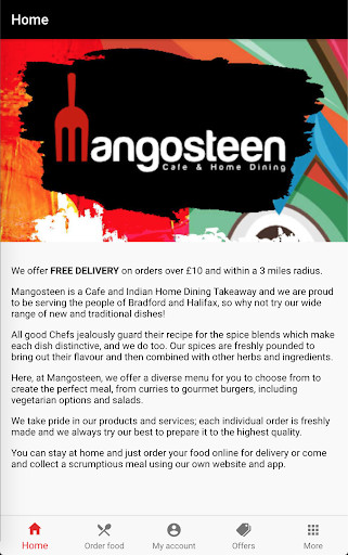 Run android online APK Mangosteen Home Dining from MyAndroid or emulate Mangosteen Home Dining using MyAndroid