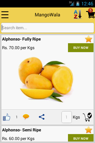 Run android online APK MangoWala from MyAndroid or emulate MangoWala using MyAndroid