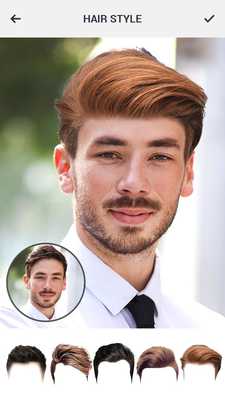Emulate Android APK Man Hairstyle changer saloon - Hairstyle photos