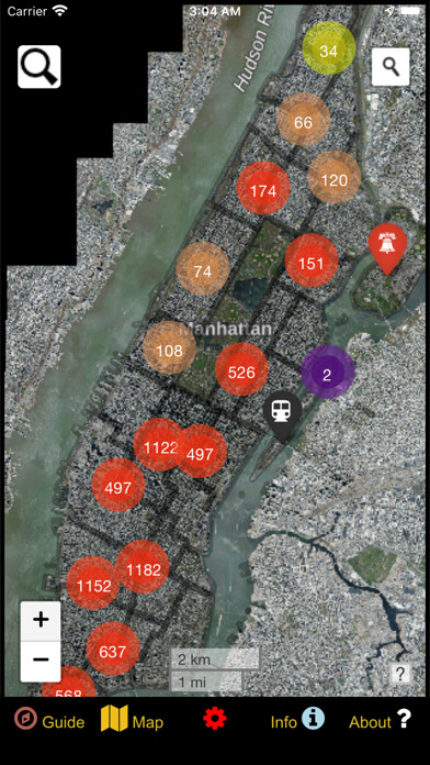 Emulate iPhone app Manhattan Fallout Shelters Map using MyAndroid Emulate iPhone app Manhattan Fallout Shelters Map using MyAndroid