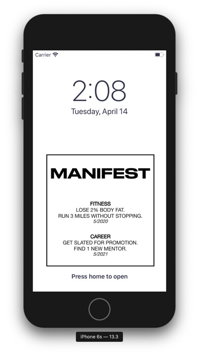 Emulate iPhone app Manifest Life Planner using MyAndroid Emulate iPhone app Manifest Life Planner using MyAndroid
