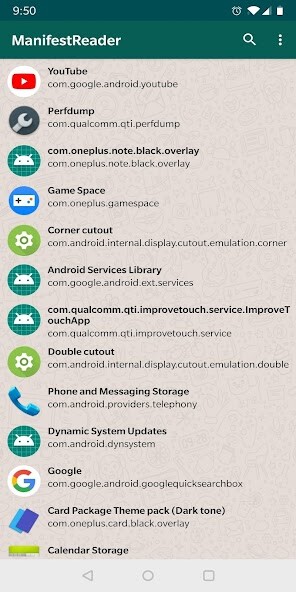 Run android online APK ManifestReader -  Extractor from MyAndroid or emulate ManifestReader -  Extractor using MyAndroid