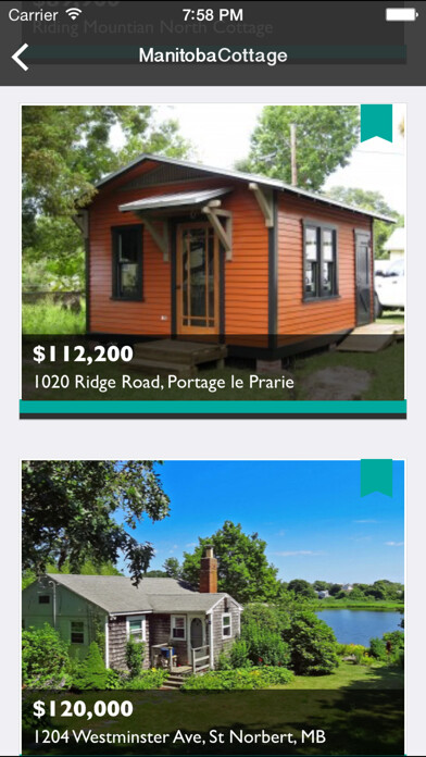 Emulate iPhone app Manitoba Cottage Exchange using MyAndroid