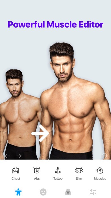 Emulate iPhone app Manly- Best Body Editor using MyAndroid Emulate iPhone app Manly- Best Body Editor using MyAndroid