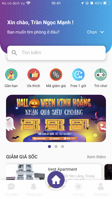 Run android online APK ManMo - Đặt phòng theo giờ from MyAndroid or emulate ManMo - Đặt phòng theo giờ using MyAndroid