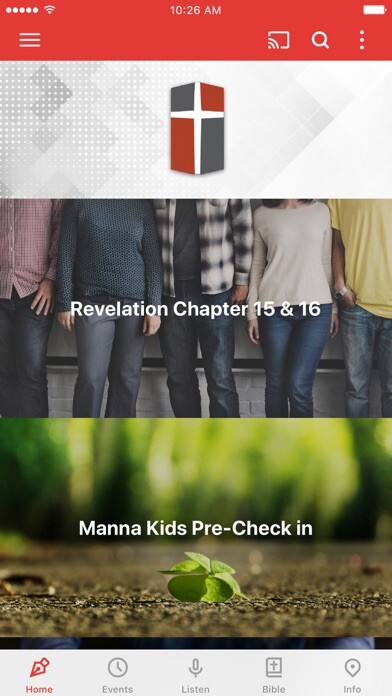 Emulate iPhone app Manna Fellowship Church using MyAndroid Emulate iPhone app Manna Fellowship Church using MyAndroid