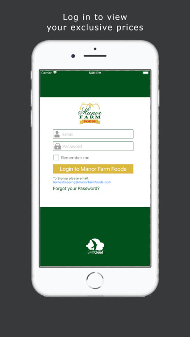Emulate iPhone app Manor Farm Foods using MyAndroid Emulate iPhone app Manor Farm Foods using MyAndroid