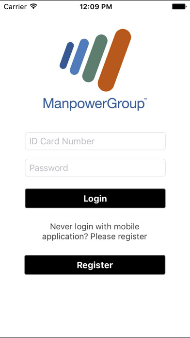Emulate iPhone app Manpower Mobile timesheet using MyAndroid Emulate iPhone app Manpower Mobile timesheet using MyAndroid