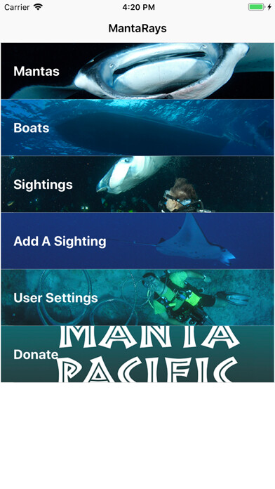 Emulate iPhone app Manta Ray Tracker using MyAndroid Emulate iPhone app Manta Ray Tracker using MyAndroid