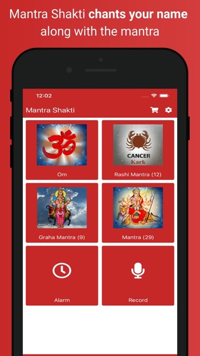Emulate iPhone app Mantra Shakti - Puja App using MyAndroid Emulate iPhone app Mantra Shakti - Puja App using MyAndroid