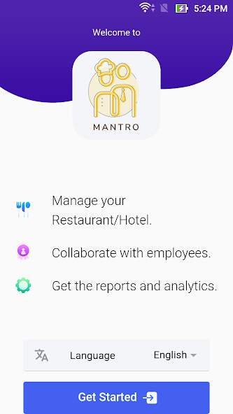 Run android online APK Mantro from MyAndroid or emulate Mantro using MyAndroid