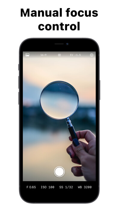 Emulate iPhone app Manual Camera – Focus, ISO, WB using MyAndroid
