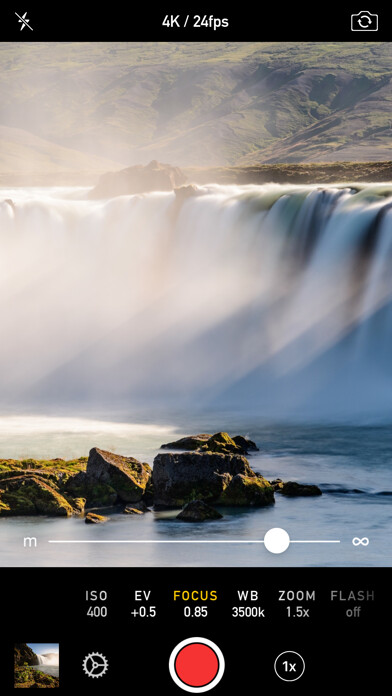Emulate iPhone app Manual Film Camera - Pro Video using MyAndroid