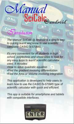 Emulate Android APK Manual SciCalc @ Android
