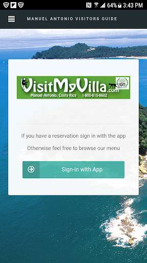 Run android online APK Manuel Antonio Visitors App from MyAndroid or emulate Manuel Antonio Visitors App using MyAndroid