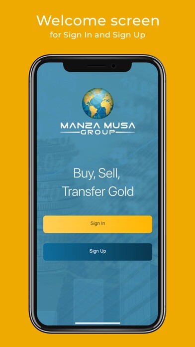 Emulate iPhone app Manza Musa Group using MyAndroid