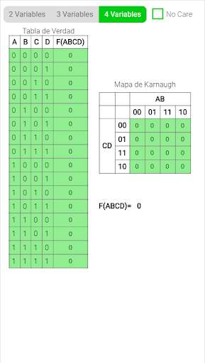 Run android online APK Mapa de Karnaugh from MyAndroid or emulate Mapa de Karnaugh using MyAndroid
