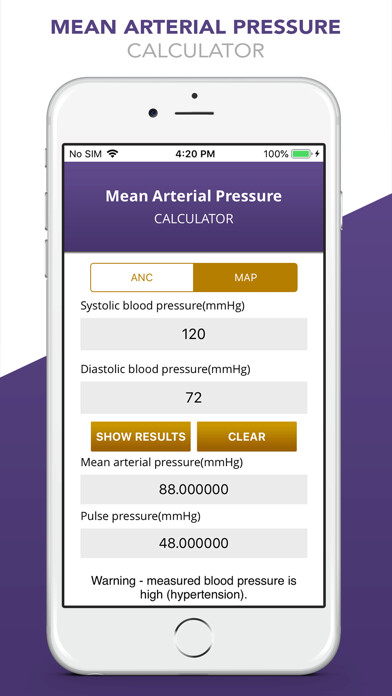 Emulate iPhone app MAP & ANC Calculator using MyAndroid Emulate iPhone app MAP & ANC Calculator using MyAndroid