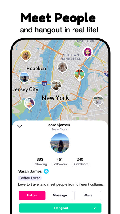 Emulate iPhone app Mapbuzz using MyAndroid