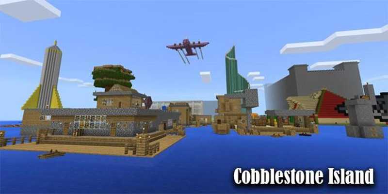 Emulate Android APK Map Cobblestone Island Minecraft