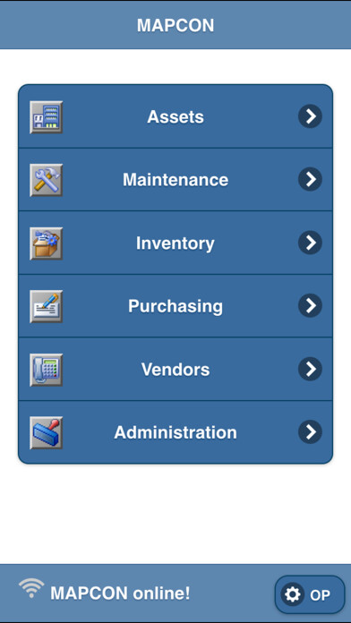 Emulate iPhone app MAPCON Mobile CMMS using MyAndroid