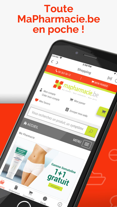 Emulate iPhone app MaPharmacie.be using MyAndroid