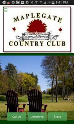 Emulate Android APK Maplegate Country Club