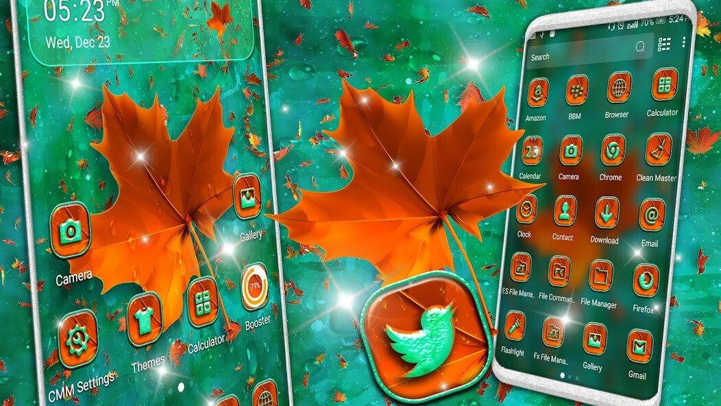 Run android online APK Maple Leaf Theme from MyAndroid or emulate Maple Leaf Theme using MyAndroid