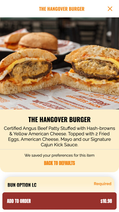 Emulate iPhone app Maplewood Burgers using MyAndroid Emulate iPhone app Maplewood Burgers using MyAndroid