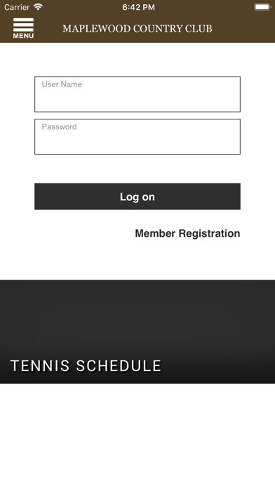 Emulate iPhone app Maplewood Country Club using MyAndroid Emulate iPhone app Maplewood Country Club using MyAndroid