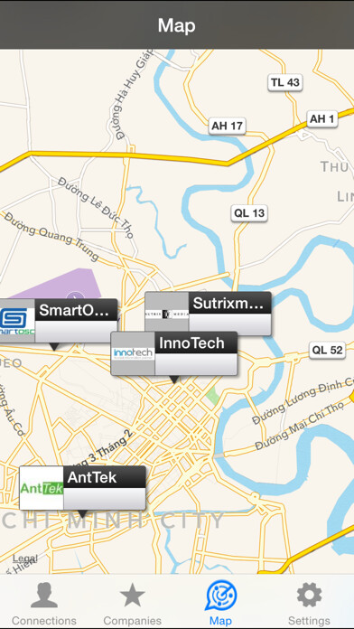 Emulate iPhone app Map Linked using MyAndroid