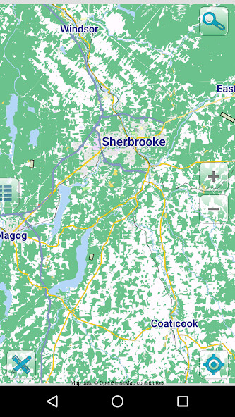 Run android online APK Map of Sherbrooke offline from MyAndroid or emulate Map of Sherbrooke offline using MyAndroid