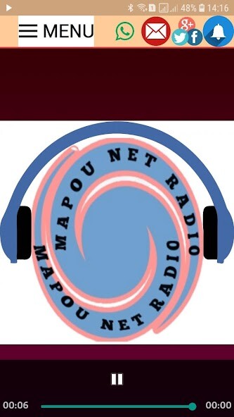 Run android online APK Mapou Net Radio from MyAndroid or emulate Mapou Net Radio using MyAndroid