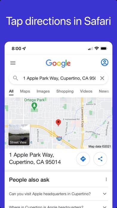 Emulate iPhone app Mapper for Safari using MyAndroid