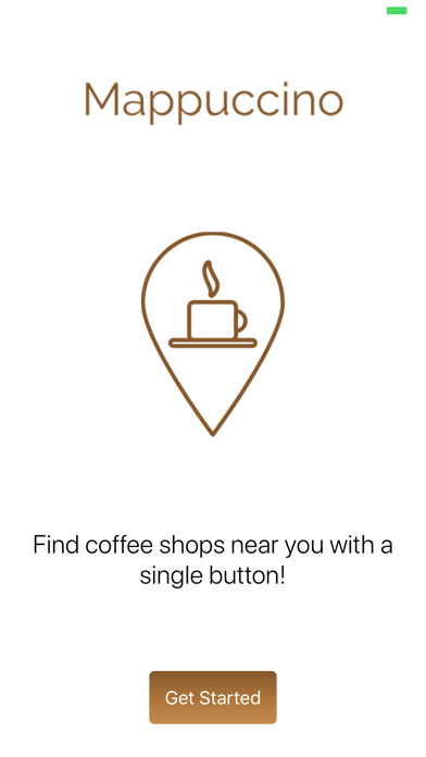Emulate iPhone app Mappuccino - Find Coffee using MyAndroid