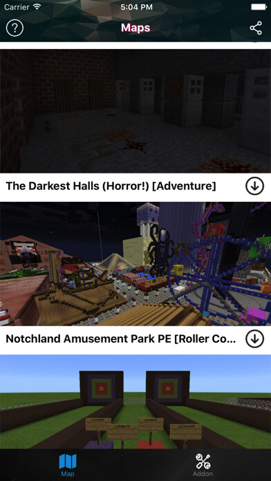 Emulate iPhone app Maps & Addons Box for Minecraft PE (MCPE) using MyAndroid Emulate iPhone app Maps & Addons Box for Minecraft PE (MCPE) using MyAndroid