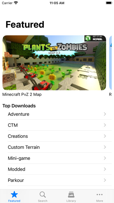 Emulate iPhone app Maps For Minecraft Bedrock using MyAndroid